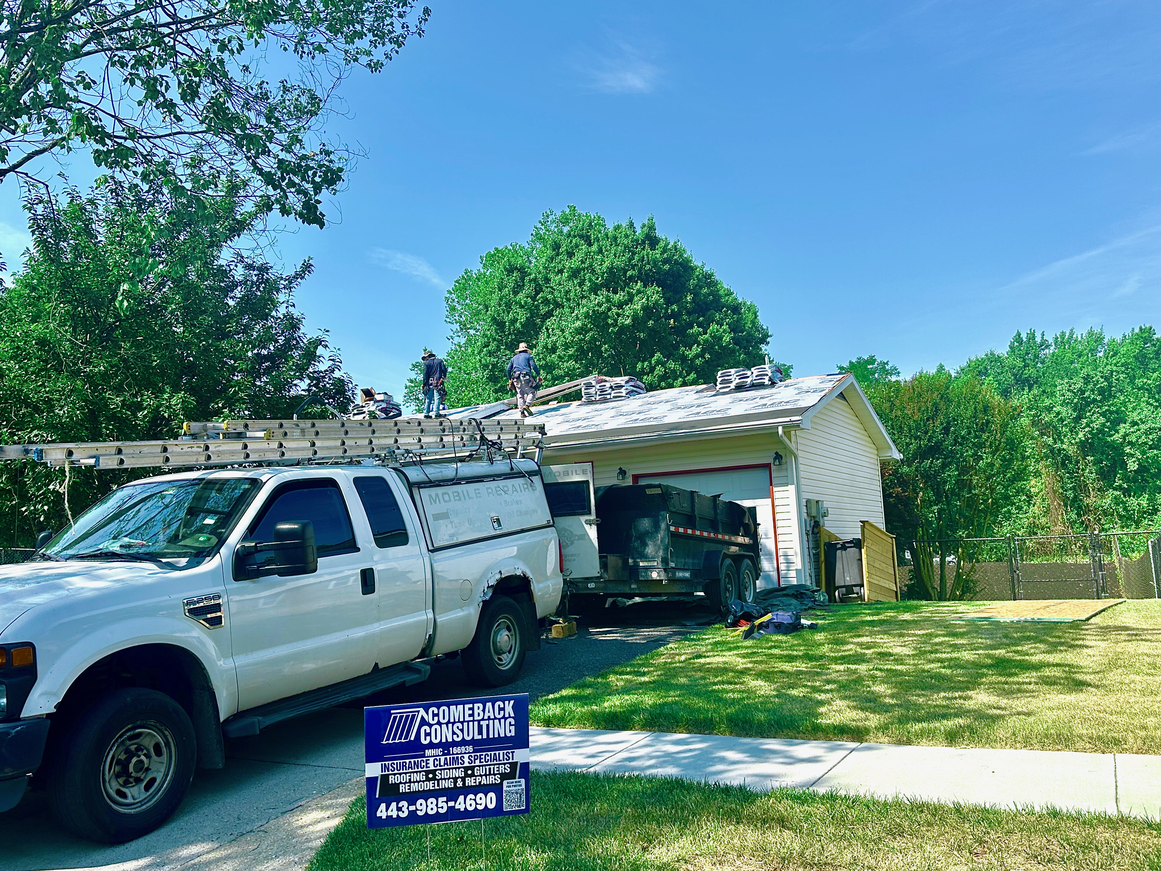 Before siding damage
